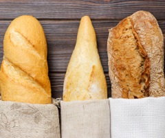 Sacchetti di pane di stoffa personalizzati
