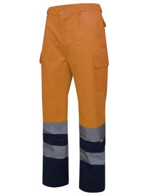 Pantaloni catarifrangenti velilla vel303001 cotone stampato immagine 1