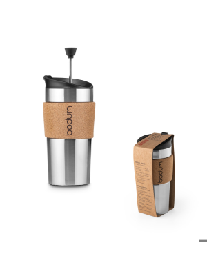 TRAVEL PRESS CORK. taza de viaje 450ml