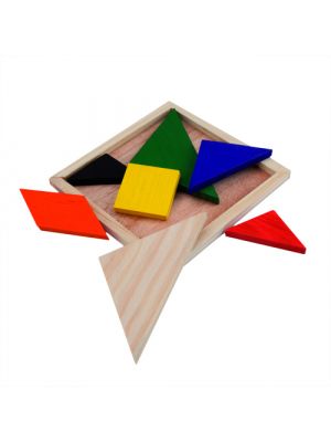 Giocattoli e puzzle vista puzzle tangram in legno 1