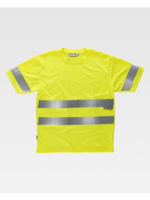 T-shirt riflettenti ad alta visibilità Workteam mc view 1