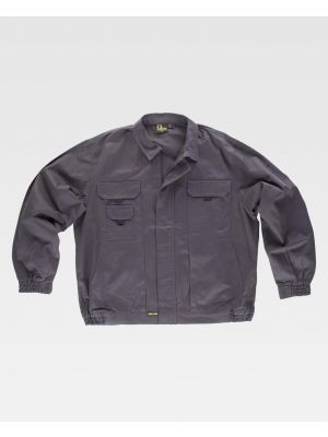 Giacche e giacche da lavoro Workteam 100% cotone collo camicia giacca in cotone vista 1