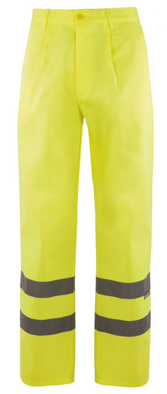 Pantaloni catarifrangenti velilla vel160 cotone con logo immagine 1