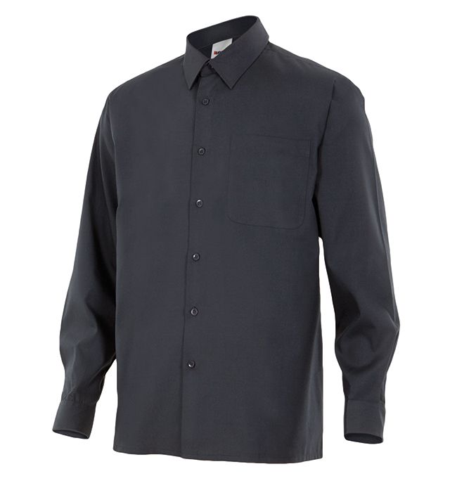 Camicie da lavoro velilla camicia manica lunga cotone con logo immagine 1
