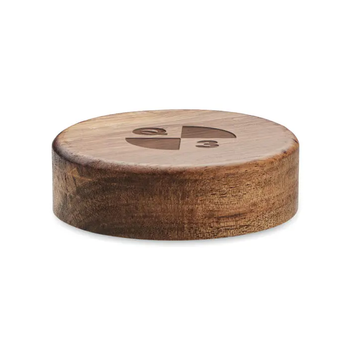 ACALESS Cargador inalámbrico madera