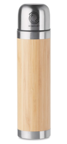 CHAN BAMBOO Thermos rivestito in bamboo