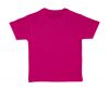 Gadget ecologici nakedshirt t shirt bambino organic favorite frog ecologico dark pink stampato immagine 1