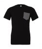 Magliette a manica corta bella frs15606 black/deep heather con la pubblicità immagine 1
