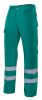 Pantaloni catarifrangenti velilla vel159 cotone verde con logo immagine 1