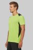 T-shirt sportiva bicolore Maniche corte