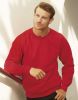 Felpe basiche fruit of the loom frs22701 red con logo immagine 3