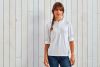 Long John - T-shirt donna con maniche arrotolabili