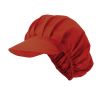 Cappelli da cuoco velilla vel404004 cotone rosso stampato immagine 1