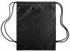 Mochila cuerdas personalizada sibert de poliéster negro vista 1