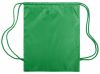 Mochila cuerdas personalizada sibert de poliéster verde vista 1