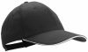Cappellini personalizzati rubec 100% cotone nero con logo immagine 1