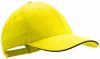 Cappellini personalizzati rubec 100% cotone giallo con logo immagine 1
