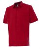 Camicie da lavoro velilla camicia manica corta cotone rosso con logo immagine 1