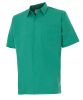 Camicie da lavoro velilla camicia manica corta cotone verde con logo immagine 1