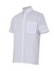 Camicie da lavoro velilla camicia manica corta cotone bianco con logo immagine 1