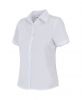 Camicie da lavoro velilla camicia da donna a maniche corte cotone bianco immagine 1