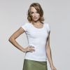 Magliette a manica corta roly agnese woman cotone bianco stampato immagine 1