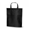 Shopper notting tessuto non tessuto nero immagine 1