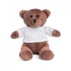 Peluche grizzly poliestere bianco immagine 1