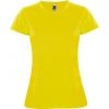 Magliette sportive roly montecarlo woman poliestere giallo con la pubblicità immagine 1