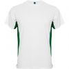 Magliette sportive roly tokyo poliestere bianco verde kelly da personalizzare immagine 1