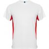 Magliette sportive roly tokyo poliestere bianco rosso da personalizzare immagine 1