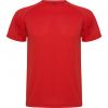 Magliette sportive roly montecarlo poliestere rosso con la pubblicità immagine 1