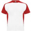 Magliette sportive roly bugatti poliestere bianco rosso immagine 1