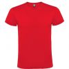 Magliette a manica corta roly atomic 150 100% cotone rosso da personalizzare immagine 1