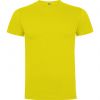 Magliette a manica corta roly dogo premium kids 100% cotone giallo stampato immagine 1