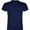 Magliette a manica corta roly teckel 100% cotone blu navy con la pubblicità immagine 1