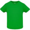 Magliette a manica corta roly baby 100% cotone verde prato stampato immagine 1