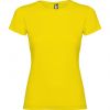 Magliette a manica corta roly jamaica woman 100% cotone giallo immagine 1