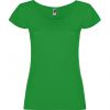 Magliette a manica corta roly guadalupe woman 100% cotone verde tropicale con la pubblicità immagine 1