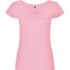 Magliette a manica corta roly guadalupe woman 100% cotone rosa chiaro con la pubblicità immagine 1