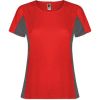 Magliette sportive roly shangai woman poliestere rosso piombo scuro da personalizzare immagine 1