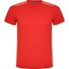 Magliette sportive roly detroit poliestere rosso rosso con logo immagine 1