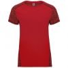 Magliette sportive roly zolder woman poliestere rosso rosso vigorè da personalizzare immagine 1