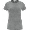 Magliette a manica corta roly capri woman 100% cotone grigio vigoré con la pubblicità immagine 1