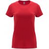 Magliette a manica corta roly capri woman 100% cotone rosso con la pubblicità immagine 1