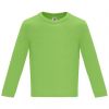 Magliette a manica lunga roly baby ls 100% cotone verde oasis da personalizzare immagine 1
