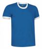 T-shirt manica corta valento combi ca royal blue bianco con stampa view 1