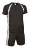Abbigliamento sportivo valento set abbigliamento sportivo ragazzo maracana nero bianco vista 1