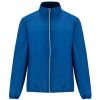 Impermeabili e giacche a vento roly giacca a vento glasgow poliestere blu reale con la pubblicità immagine 1