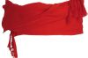 Fusciacche Peñas in cotone regionale con frange 24x300 cm 100% cotone rosso con logo vista 1